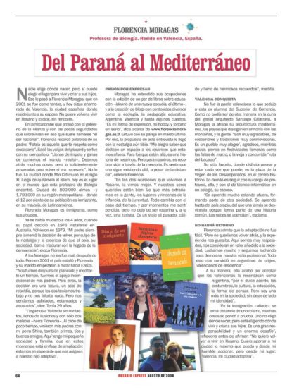 Entrevista revista Rosario express