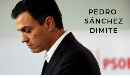 Pedro Sánchez dimite